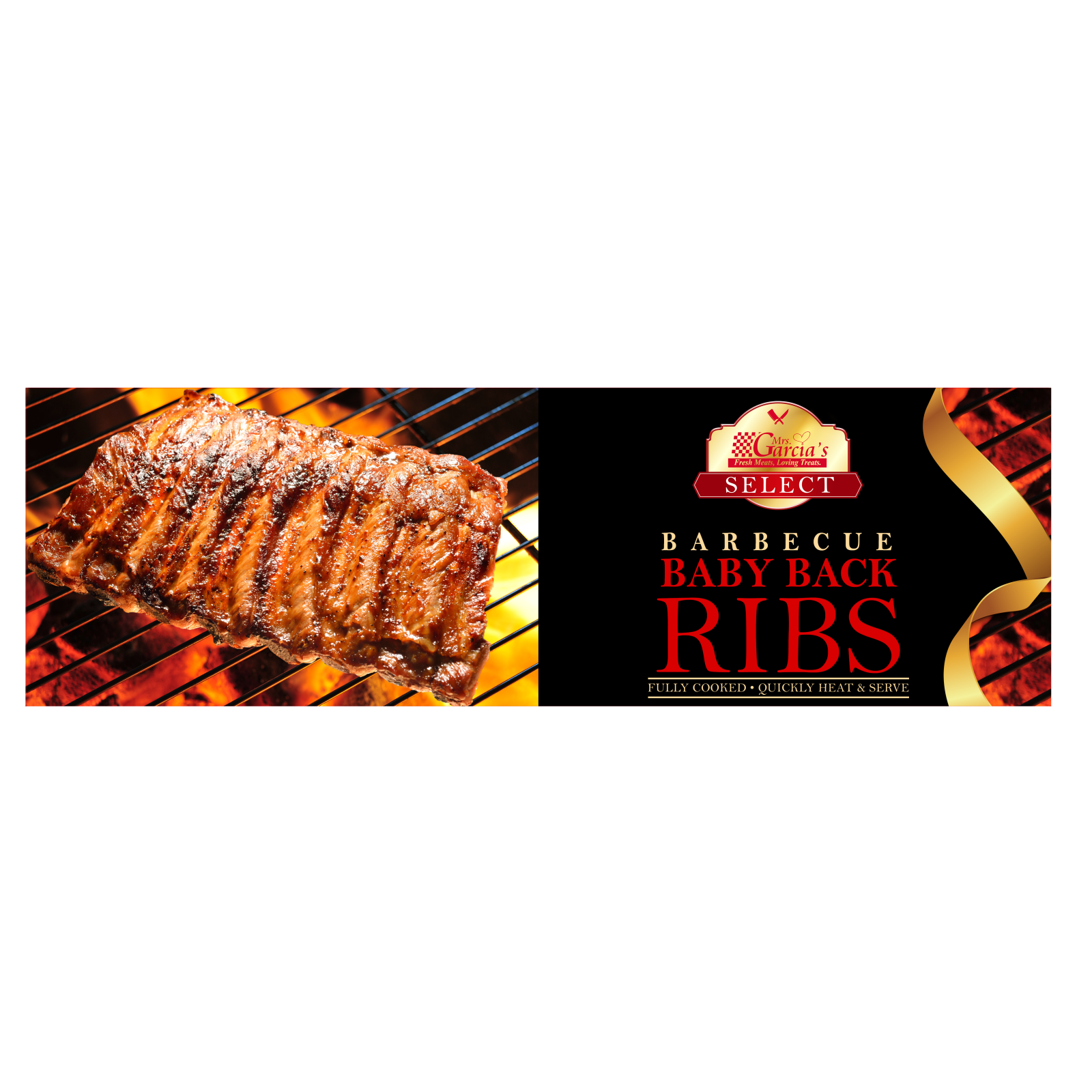 BBQ Baby Back Ribs - approx. 700g - 800g